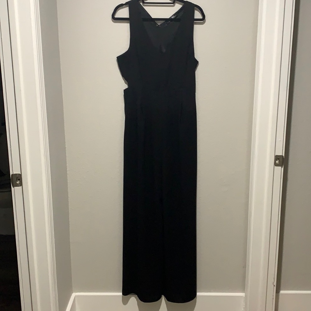Lulu's Chic Black Sleeveless Jumpsuit - Picture 3 of 5